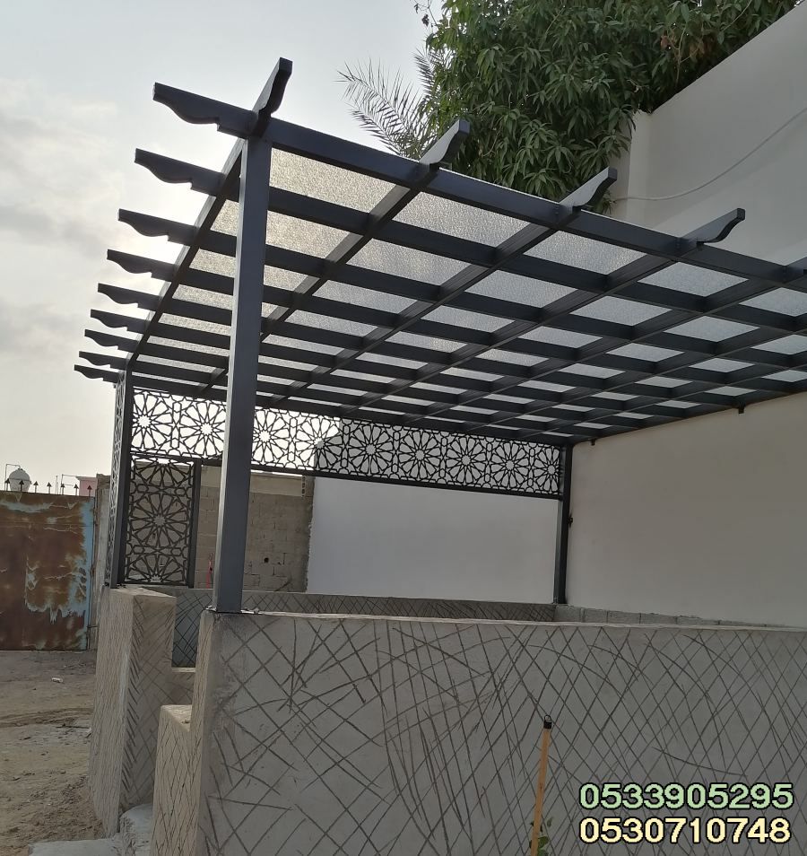 مظلات خشبيه. احدث أشكال مظلة خشب جده
